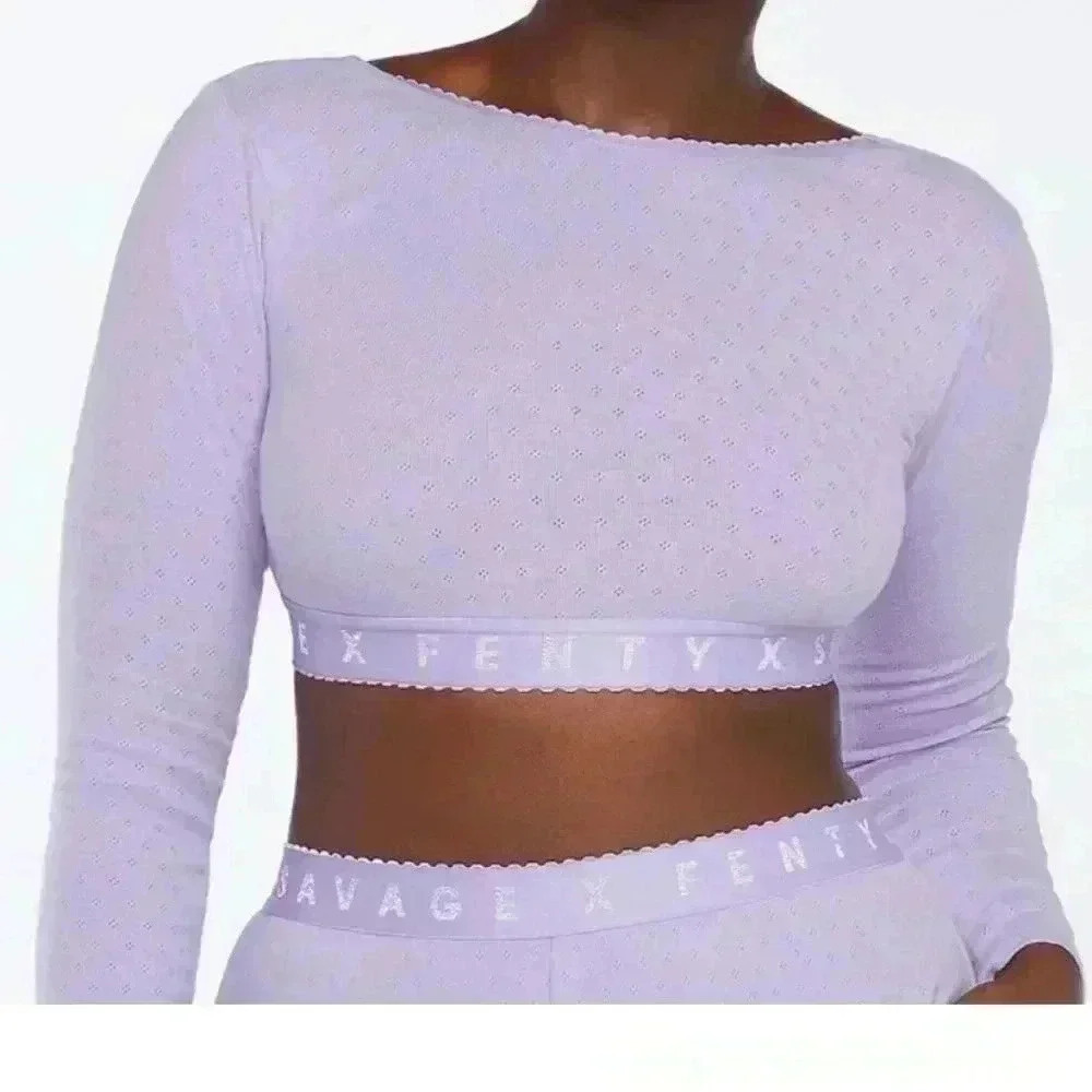 Savage Fenty Jersey Knit Crop Top 3X